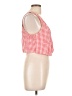 Shein Red Sleeveless Blouse Size L - photo 4