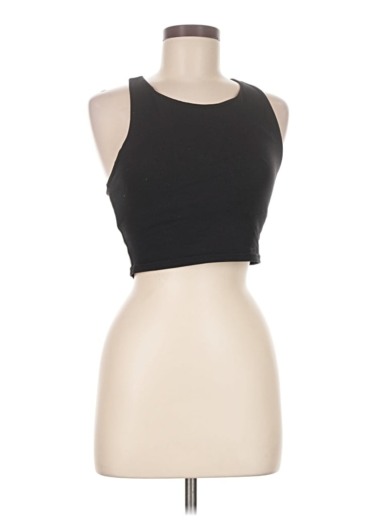 Pre-owned Assorted Brands Tank Top Black Strapless Neckline Tops