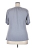 Design History Gray Short Sleeve Blouse Size 2X - photo 2
