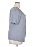 Design History Gray Short Sleeve Blouse Size 2X - photo 4