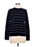 Vince. Stripes Black Wool Pullover Sweater Size M - photo 1