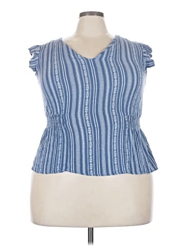 Faith and Joy Sleeveless Blouse (view 1)