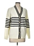 89th & Madison Stripes Ivory Cardigan Size L - photo 1
