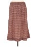 Gap Outlet 100% Polyester Print Orange Casual Skirt Size L - photo 2