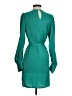 BCBGMAXAZRIA 100% Polyester Solid Teal Casual Dress Size XS - photo 2