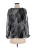 Calvin Klein Black Long Sleeve Blouse Size M - photo 2