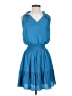 Evereve 100% Polyester Solid Blue Casual Dress Size XS - photo 1