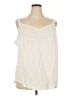 Torrid Ivory Sleeveless T-Shirt Size 2X Plus (2) - photo 1