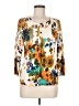 Willi Smith Floral Ivory Cardigan Size M - photo 1