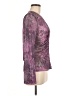 Shein Purple Long Sleeve Blouse Size L - photo 4