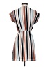 J for Justify Stripes Tan Casual Dress Size S - photo 2