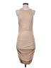 Unbranded Solid Tan Cocktail Dress Size 00 (estimated) - photo 1