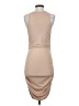 Unbranded Solid Tan Cocktail Dress Size 00 (estimated) - photo 2