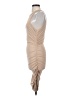 Unbranded Solid Tan Cocktail Dress Size 00 (estimated) - photo 5