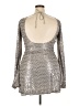 Motel Metallic Silver Cocktail Dress Size XXL - photo 2