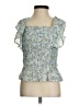 Mine Blue Sleeveless Blouse Size S - photo 1