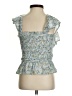 Mine Blue Sleeveless Blouse Size S - photo 2