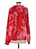 Lord & Taylor Red Long Sleeve Blouse Size S - photo 2