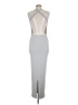 Choove Solid Gray Cocktail Dress Size M - photo 2