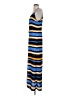 MICHAEL Michael Kors 100% Polyester Stripes Blue Casual Dress Size S - photo 5