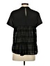 Zara Basic Black Short Sleeve Blouse Size S - photo 2