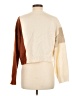 Shein 100% Polyester Color Block Ivory Pullover Sweater Size 6 - photo 2