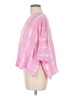 Unbranded 100% Cotton Tie-dye Pink Poncho Size M (estimated) - photo 5