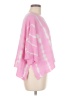 Unbranded 100% Cotton Tie-dye Pink Poncho Size M (estimated) - photo 4