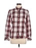 Tommy Hilfiger Plaid Pink Long Sleeve Button-Down Shirt Size M - photo 1