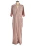 I. Madeline Solid Pink Jumpsuit Size L - photo 1