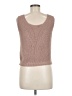 Sweet Rain 100% Polyester Tan Sweater Vest Size M - photo 2