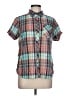 Woolrich Plaid Teal Short Sleeve Button-Down Shirt Size L - photo 1