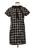 CeCe 100% Polyester Tweed Black Casual Dress Size 12 - photo 1