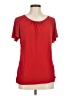 Carol Rose Red Short Sleeve Blouse Size M (estimated) - photo 1