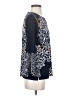 JM Collection Blue 3/4 Sleeve Blouse Size S - photo 4