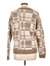 Madewell Plaid Brown Pullover Sweater Size L - photo 2