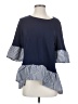 Pleione Blue 3/4 Sleeve Blouse Size S - photo 1