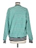 Rodarte Checkered-gingham Green Pullover Sweater Size M - photo 2