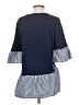 Pleione Blue 3/4 Sleeve Blouse Size S - photo 2