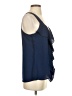 Dina Be Blue Sleeveless Blouse Size S - photo 4