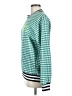 Rodarte Checkered-gingham Green Pullover Sweater Size M - photo 5