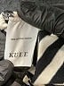 Kule 100% Cotton Stripes Ivory Long Sleeve Turtleneck Size M - photo 7
