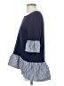 Pleione Blue 3/4 Sleeve Blouse Size S - photo 5