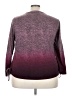 Cj Banks Burgundy Pullover Sweater Size 3X - photo 2