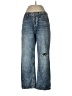 Gap 100% Cotton Hearts Blue Jeans Size 6 - photo 1
