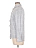 Sim & Sam 100% Rayon Plaid Gray Long Sleeve Button-Down Shirt Size L - photo 5