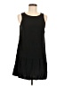 Express 100% Rayon Solid Black Casual Dress Size M - photo 1