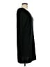 Qi Solid Black Casual Dress Size L - photo 4