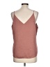 Express Outlet 100% Polyester Brown Sleeveless Blouse Size L - photo 2