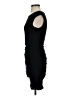 Moda International Solid Black Casual Dress Size S - photo 5